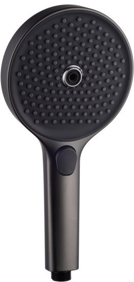 285413_b_1.jpg מקלח יד עגול 3 מצבים בקוטר 10 ס"מ דגם Maly מבית Aquila – צבע אפור מתכתי