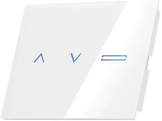 מתג חכם משולב תריס ותאורה Semicom