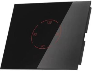 מתג חכם לדוד שמש עם טיימר לקופסת גוויס 3 Semicom זכוכית שחורה