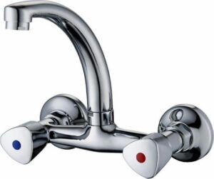 ברז קיר סוללה נמוך Aquila Oceanus – צבע כרום / ניקל