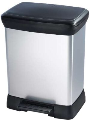 פח דוושה 30 ליטר דקו כתר כסוף