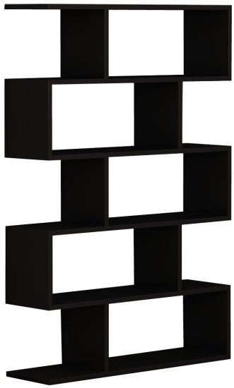 כוורת 5 תאים דגם Vered ZigZag מבית Tudo Design - צבע שחור