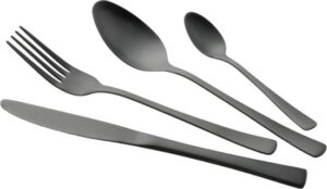 סט סכו"ם 24 חלקים – Carmel, Soltam, שחור מט