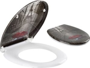 מושב אסלה טריקה שקטה דגם מגדל אייפל מבית Aquila