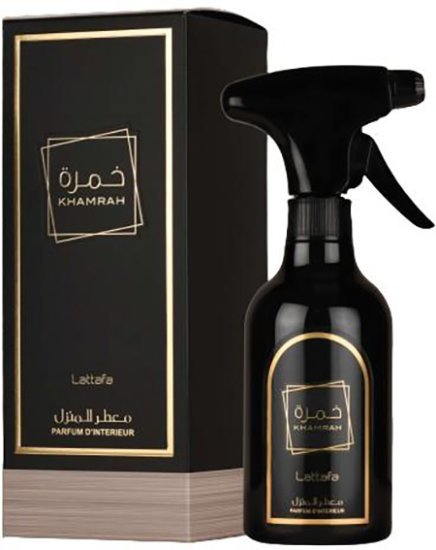 תרסיס מבשם בגדים ובית Lattafa Khamrah 450 מ״ל