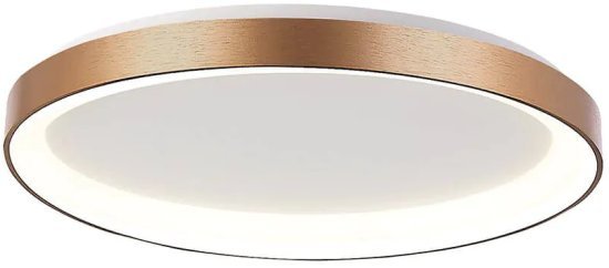 צמוד תקרה עגול 78 ס"מ Semicom C1 60W – גוון אור מתכוונן CCT 3000K-4000K-6500K – צבע זהב