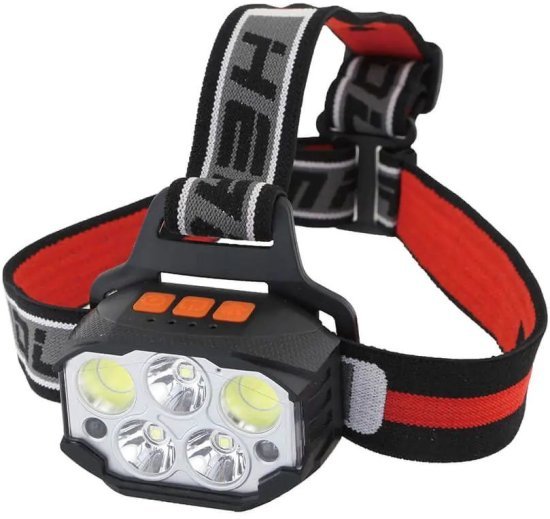 302925_b_1.jpg פנס ראש נטען 11W + חיישן תנועה Bulldozer מבית Semicom