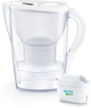 קנקן Brita Marella 2.4 ליטר + פילטר MAXTRA PRO – לבן