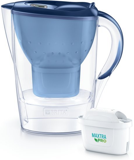 קנקן Brita Marella 2.4 ליטר + פילטר MAXTRA PRO – כחול