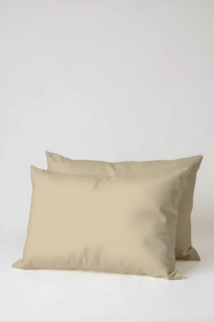 זוג ציפיות לכרית 100% כותנה 50x70 ס"מ קולקציית Ekko Cotton מבית Arige Gad – מוקה