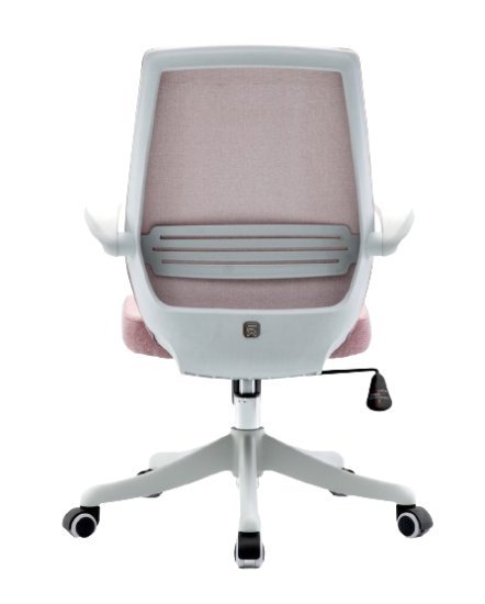 כסא מחשב ארגונומי ואורתופדי דגם M76 מבית Sihoo - צבע ורוד ולבן