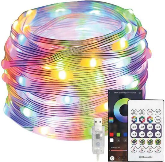 פס לד עם תאורת RGB כולל שלט Semicom FIESTA – אורך 5 מטר