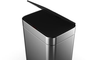 321381_b_1.jpg פח אשפה אלקטרוני 60 ליטר עם רגליים וחיישן אוטומטי עילי Ramos כסוף