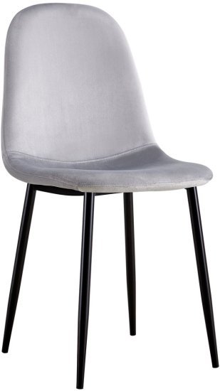 סט 4 כיסאות לפינת אוכל דגם Alin מבית Ramos - צבע אפור בהיר