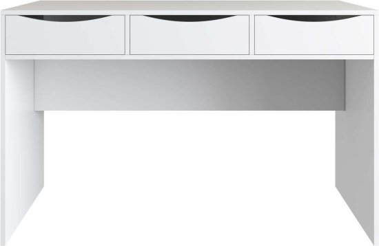 שולחן מחשב / כתיבה כולל 3 מגירות מבית Ramos - צבע לבן
