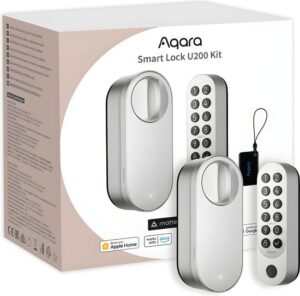 329694_b_1.jpg מערכת נעילה חכמה Aqara Smart Lock U200 כולל Keypad צבע כסוף