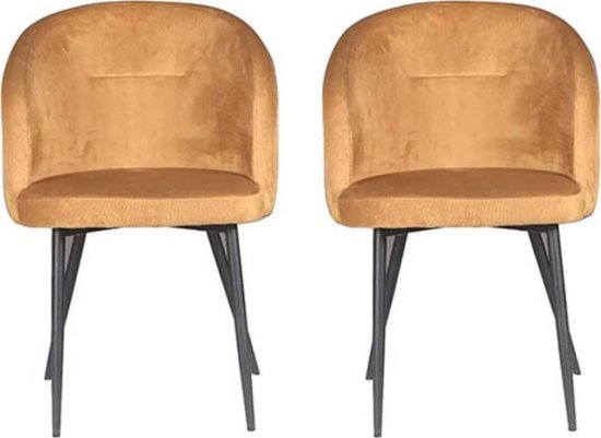 סט 2 כיסאות לפינת האוכל דגם Garda מבית Brand Direct - צבע חום