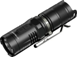 פנס יד ייעודי לנשק דגם MT10C עמיד למים IPX8 מבית Nitecore