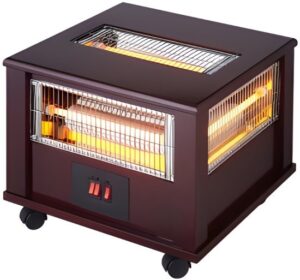 תנור חימום חשמלי עומד 5 אזורים Normande 2000W SYH-1210 - צבע שחור