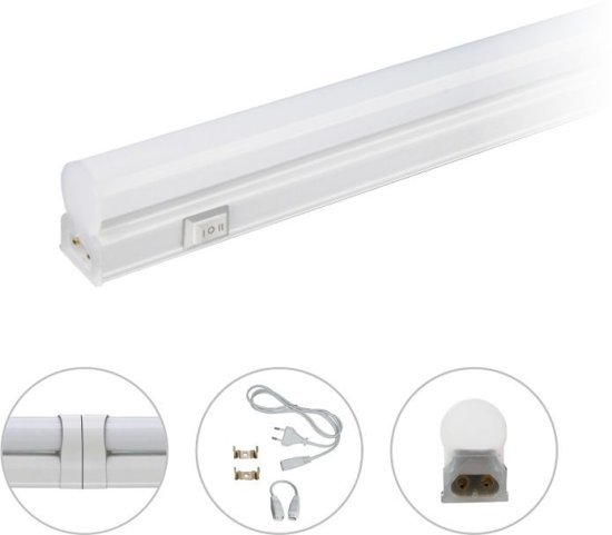 גוף תאורה לינארי 90 ס"מ T5 15W דגם Click מבית Omega – גוון אור 6500K / 3000K CCT