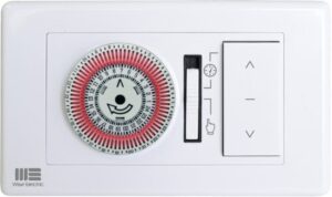 שעון 24 שעות לתריס תחת הטיח Wise Electric S8 צבע לבן