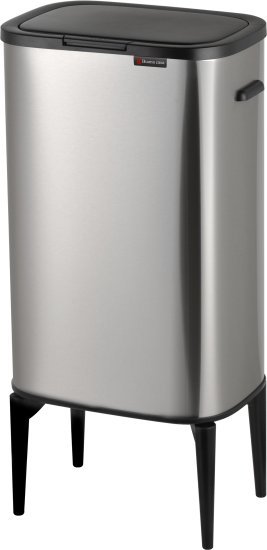 פח אשפה 53 ליטר – Buona Casa Calabria, כסוף מטאלי