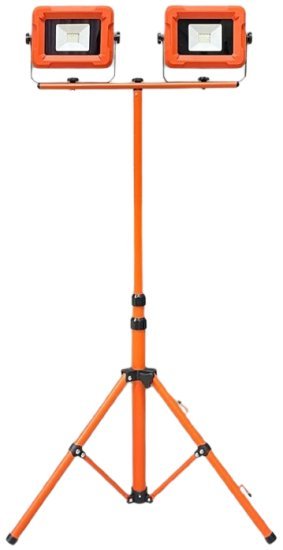 346330_b_1.jpg תאורת הצפה נטענת על חצובה NISKO WORKER ACT LED 2X20W CW – גוון אור 6500K