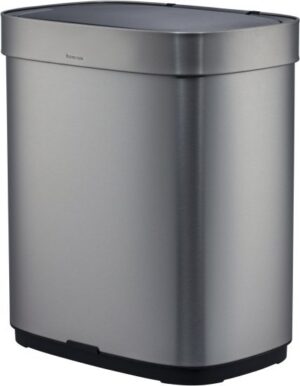 פח סנסור חכם 50 ליטר – Buona Casa, כסוף מטאלי