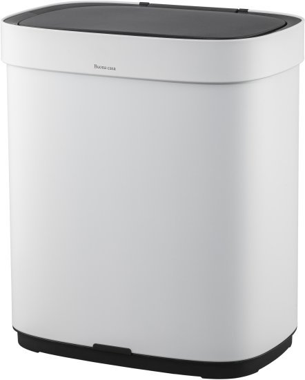פח סנסור חכם 50 ליטר – Buona Casa, לבן