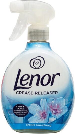 Lenor ספריי מבשם בדים ומתיר קמטים פרחי אביב 500 מ״ל