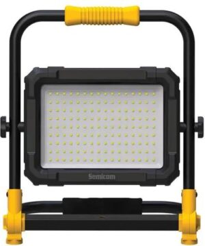 353622_b_1.jpg תאורת הצפה נטענת 100W מבית Semicom – גוון אור 6000K – צבע שחור