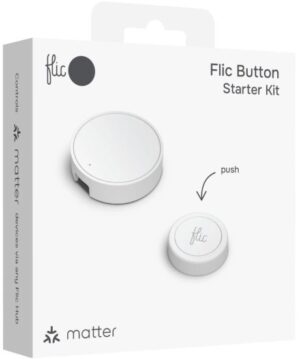 ערכת בסיס כפתור שליטה לבית חכם + רכזת מבית Flic