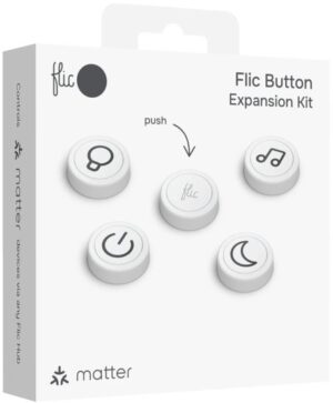 ערכת הרחבה חמישה כפתורי שליטה לבית חכם מבית Flic