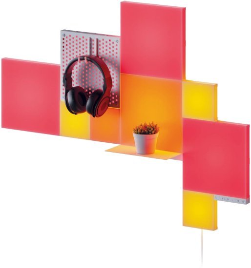 ערכת בסיס פאנלים חכמים Nanoleaf Blocks Lights Combo XL – 10 חלקים