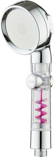 357781_b_1.jpg מקלח יד 4 מצבים עם הגברת לחץ מים Aquila Avishag – צבע נירוסטה כסופה