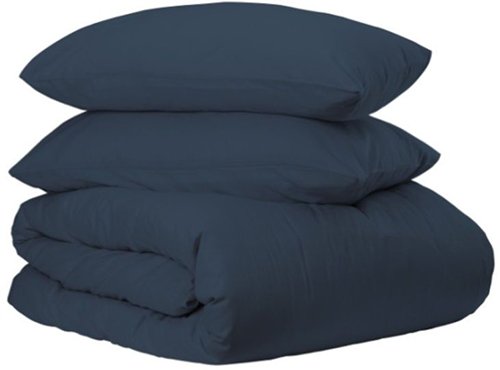 סט מצעים חלקי ג'רסי 100% כותנה 120x200 ס"מ מבית Homestyle – כחול נייבי