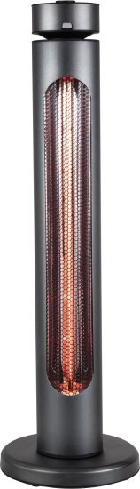 תנור חימום עומד אינפרא אדום 2000W דגם Zink מבית החוויה - צבע שחור