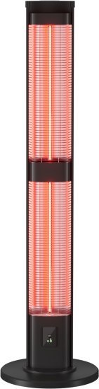 תנור חימום עומד אינפרא אדום 3000W דגם Tower Heat מבית החוויה - צבע שחור