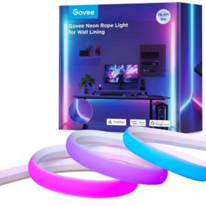 רצועת תאורת ניאון LED לקיר Govee – אורך 5 מטר
