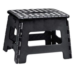 שרפרף מתקפל 27 ס"מ מבית HomeSet - צבע שחור