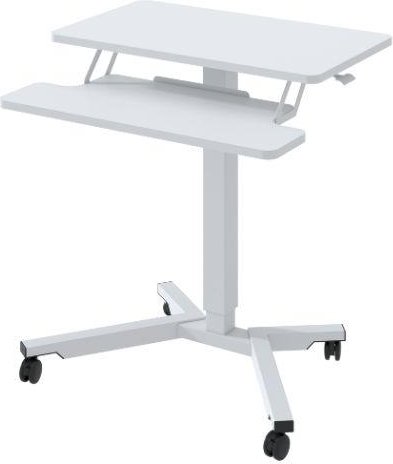 שולחן פניאומטי מתכוונן דגם Mini Two מבית Keisar - צבע לבן