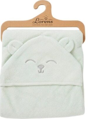 מגבת קפוצ'ון 80x80 Lorens מנטה דובי