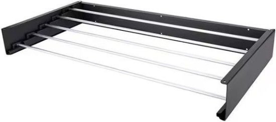 מתלה ייבוש כביסה מתקפל Emily Star Shop שחור