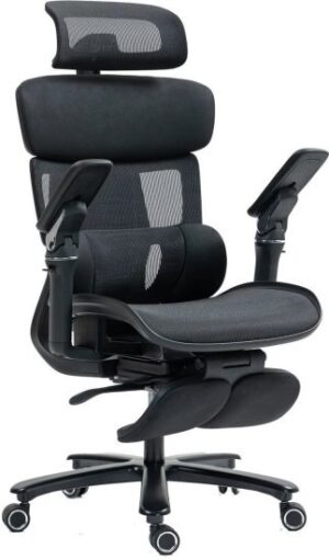 כיסא משרדי ארגונומי דגם AIRP2 סדרת Air Flex Pro מבית Dragon Smart Tech - צבע שחור