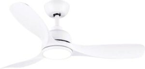 מאוורר תקרה 3 כנפיים 52 אינץ' 25W עם שלט Hyundai HY-1189W52 / 25CT - צבע לבן