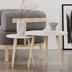 375407_b_1.jpg זוג שולחנות עגולים לסלון דגם Nimrod מבית Star Shop - צבע לבן