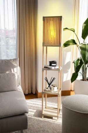 376670_b_1.jpg מנורת בוהו דקורטיבית עם יחידת מדפים מודולרית 3 קומות סדרת Fixwood מבית Buona Casa