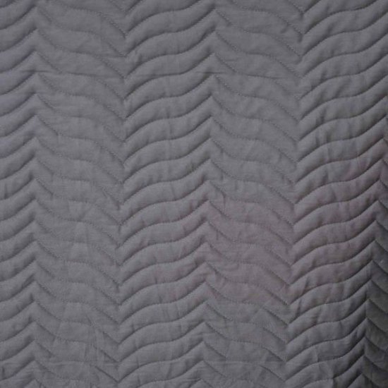 שמיכת קיץ סאטן 100% כותנה 150x200 ס"מ דגם Claudia מבית Vardinon – אפור