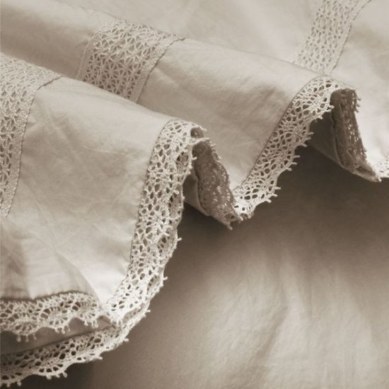 סדין פרקל 100% כותנה למיטה בגודל 90x200 ס"מ מבית Vardinon – בז'