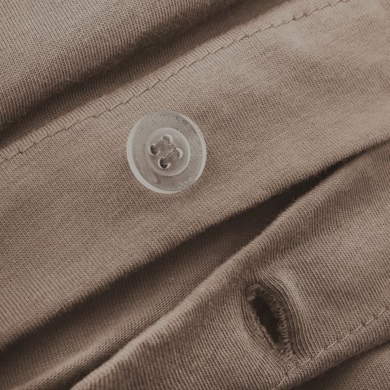 ציפה לשמיכת יחיד ג'רסי 100% כותנה 150x200 ס"מ מבית Vardinon – מוקה